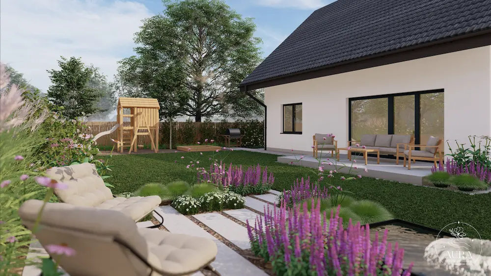 Ogród naturalistyczny, Kęty — wizualizacja 2